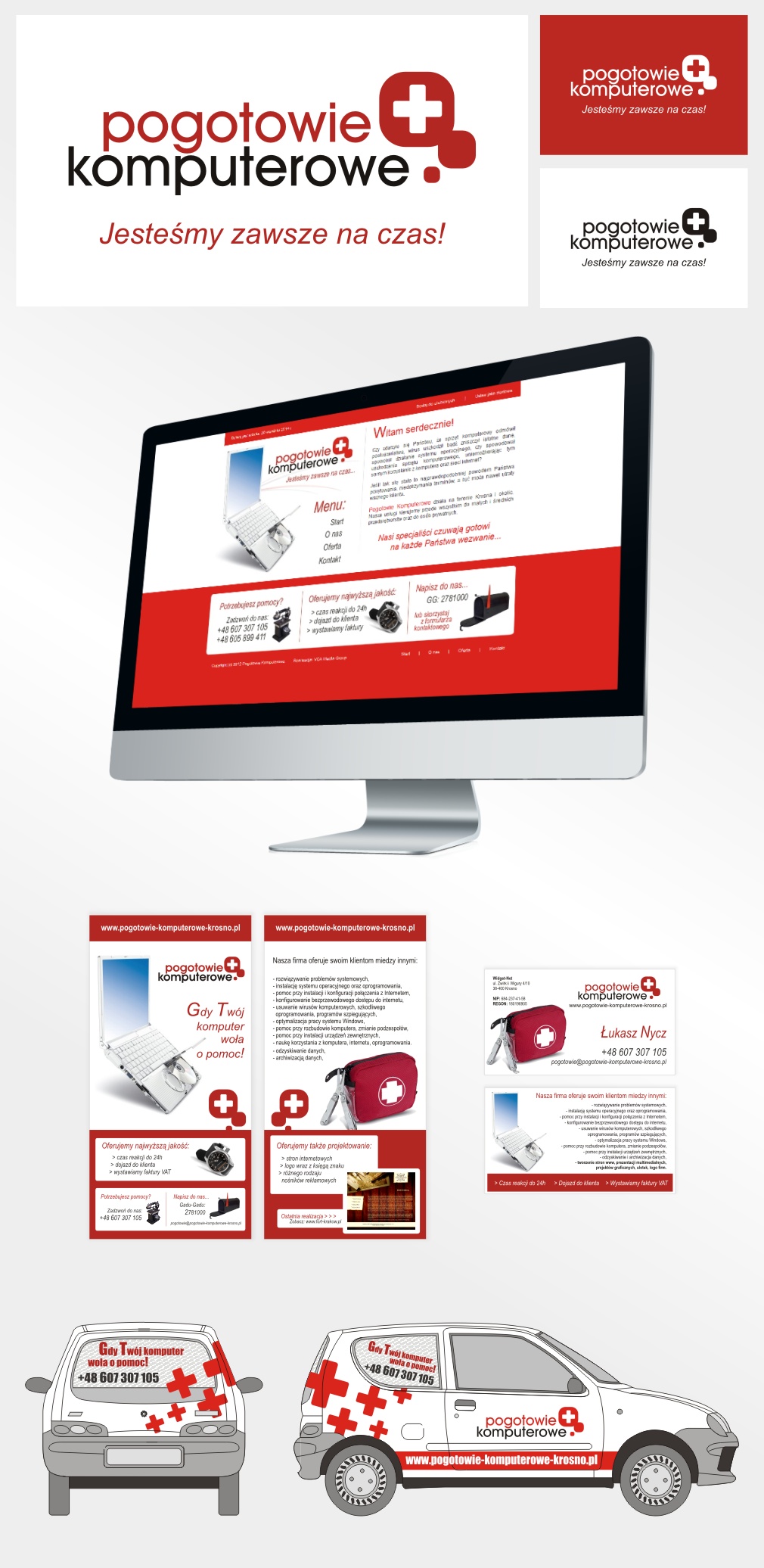 Pogotowie Komputerowe - projektowanie stron www, ulotek, wizytówek, bannerów